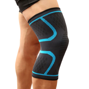 Supporto per ginocchio blu