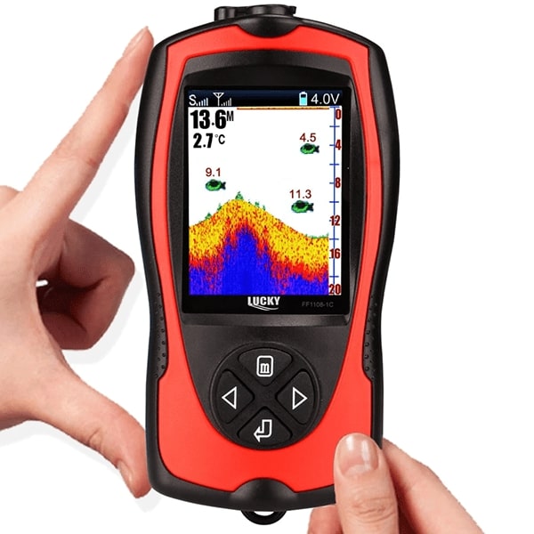 cercatore di pesci, profondimetro, cercatore di pesci portatile, cercatore di pesci a sonar, localizzatore di pesci