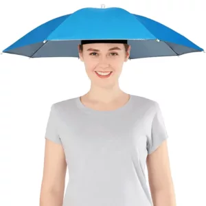 Cappello Ombrello Portatile per la Pioggia da Esterno