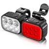 luce LED per bici, luce per bici, luce per bicicletta, lampada per bici, lampada per bicicletta, luce USB per bici, luce da ciclo, luce posteriore per bici, luce anteriore per bici, luce ricaricabile per bici