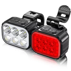 luce LED per bici, luce per bici, luce per bicicletta, lampada per bici, lampada per bicicletta, luce USB per bici, luce da ciclo, luce posteriore per bici, luce anteriore per bici, luce ricaricabile per bici