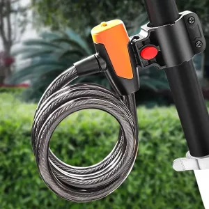 lucchetto per bici, lucchetto a cavo per bici, antifurto per bici, cavo per bici, lucchetto sicuro per bici, lucchetto per bici con chiave