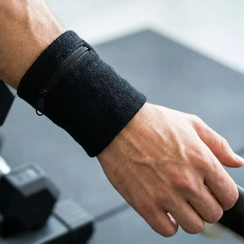 wristband with pocket