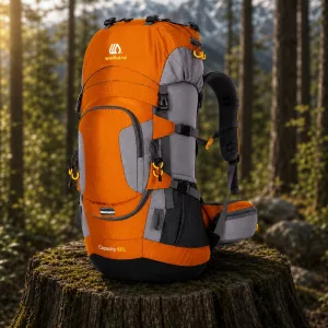 hiking backpack with rain cover