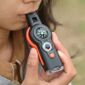 emergency whistle, compass whistle
