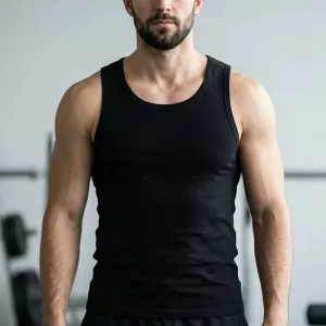 Canotta fitness in cotone da uomo