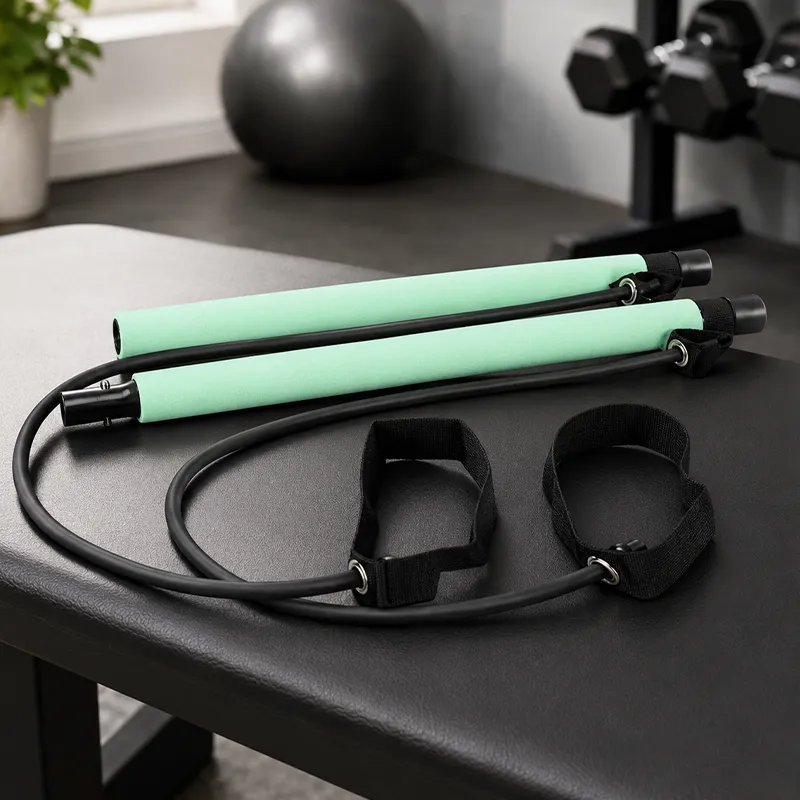 resistance band, pilates bar, resistance band bar, pilates stick, yoga resistance band