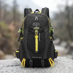 Zaino da escursionismo e viaggio in nylon impermeabile da 40 l