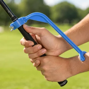 golf swing trainer, golf training aid, golf swing aid, golf grip training aid