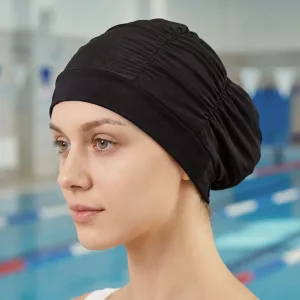 Cuffia da nuoto in nylon per capelli lunghi