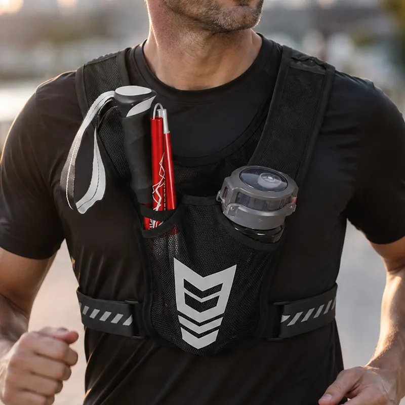 running water bottle holder vest, running vest with water bottle holder