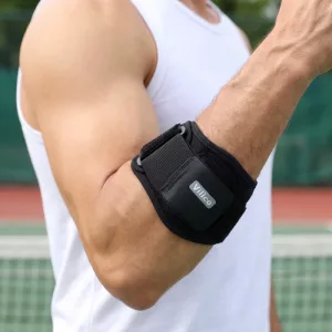 Fascia traspirante a compressione per gomito del tennista, cinturino di supporto per avambraccio