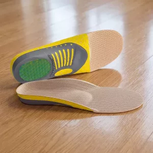 Solette sportive ortopediche con supporto dell'arco plantare, inserti ammortizzanti per piedi piatti