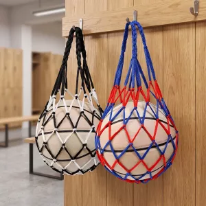 Set da 2 sacche a rete in nylon per palloni da basket